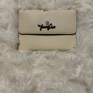 Jimmy Choo Ivory Leather Wallet